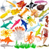 OuMuaMua 33 Pack Sea Animal Figure Toys Plastic Mini Ocean Animals Realistic Small Sea Creature Figure Toys Fake Under The Sea Creatures Bath Toys...