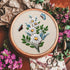 Embroidery Kit for Beginners?Plants Flowers Pre-Stamped Pattern Kits for Adults with Hoop, Easy to Follow Needlework (Butterfly Flower)......