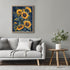 Posterizer 1 pcs-surreal yellow sunflowers-Floral & Botanical Art-Abstract & Modern Art-Decor for Home & Office- UNFRAMED Wall Art...
