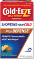 Cold-Eeze Plus Defense Natural Citrus with Elderberry Zinc Lozenges, Homeopathic Cold Remedy, Shortens Common Cold Symptoms, Promotes Immune Healt...