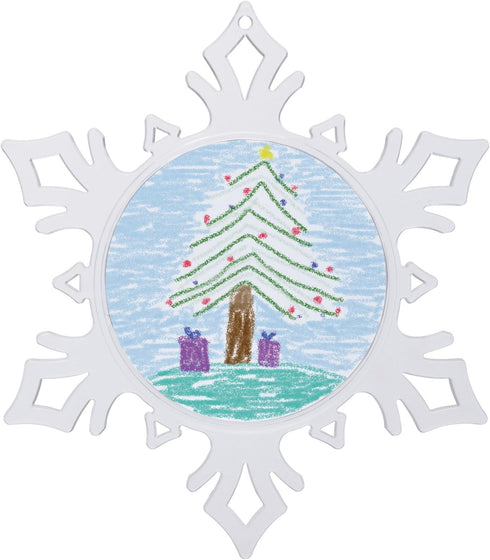 Make Your Own Acrylic Craft Photo Snowflake Ornaments - Pack of 12...