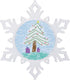 Make Your Own Acrylic Craft Photo Snowflake Ornaments - Pack of 12...