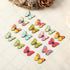 50pcs Mixed Pack 1-inch Colorful Butterfly Wooden Buttons - Retro DIY Handmade Buttons for Children's Crafts and DIY Projects...