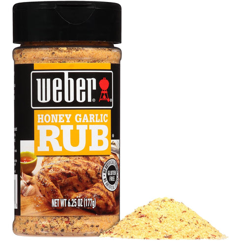Weber Honey Garlic Rub, 6.25 Ounce Shaker...