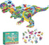 130 Piece Dinosaur World Jigsaw Puzzle for Kids 4-10, Tyrannosaurus Rex Floor Puzzle for Preschool Learning (21.42 X 16.42 in)...