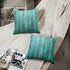 Emvency Decorative Throw Pillow Cover Square Size 20x20 Inches Turquoise Wood Teal Barn Wood Weathered Beach Decor Pillowcase with Hidden Zipper D...