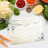 Recipe Cards 4x6, Premium Double-Sided Recipe Cards for Wedding, Bridal Shower, Housewarming, Set of 60 (4x6, Foliage)...