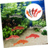 20Pcs Fish Shape Resin Fish Illustration Aquarium Supply Paper Cup Small Fish Fish Tank Supplies Fake Fish top hat Small Decorations Luminous Fish...