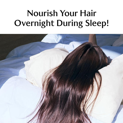 LA'DOR Snail Sleeping Hair Ampoule Serum - Intensive Overnight Leave-In Mask - Treatment for Frizzy Dry Damaged Thinning Hair Korean Haircare LADO...