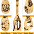 Star War Wooden Spoons Kitchen Cooking Utensils, Wooden Bamboo Utensil Set for Cooking, Heat Resistant for Non-Stick Cookware - Best Kitchen Gifts...