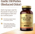 Solgar Garlic Oil Perles, 250 Softgels - Natural Cardiovascular Support - Garlic Oil Concentrate, Reduced Odor - Gluten Free, Dairy Free - 250 Ser...