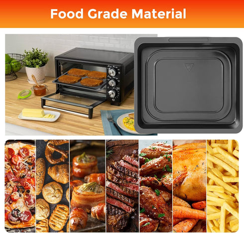 Air Fryer Cooking Tray for Instant Vortex Plus10 Qt, Food Grade Nonstick Replacement Rack Parts Grill Pan Crisper Plate for Chefman Innsky CROWNFU...