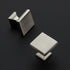 Home Expert 5 Pack Cabinet Knobs Kitchen Cabinet Knobs Silver Knobs for Dresser Drawers Brushed Kitchen Hardware for Cabinets Square Drawer Pulls...