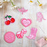 Tallew 8 Pcs Scented Pink Car Air Freshener Preppy Hanging Oil Freshener Ornaments Pink Car Freshener Slice Essential Pendant Scented Diffuser for...