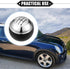 5 Speed Manual Gear Shift Knob Compatible for Mini R50 R53 2000-2006 for Mini Cabrio R52 2002-2008, Durable Plastic Black Silver Tone...