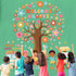 115Pcs Groovy Classroom Tree Bulletin Board Decorations Set Motivational Welcome Accents Tree Wall Bulletin Decor Boho Daisy Owls Cut-Outs for Bac...