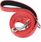 Double-Sided Reflective Nylon Dog Leash, 4 FT/5 FT/6 FT, Soft Padded Handle Heavy Duty Dogs Leashes with D Ring for Medium and Large Dogs Walking ...