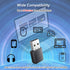 USB Bluetooth Adapter for PC, Bluetooth 5.4 Dongle Receiver, Plug and Play for Windows 11/10/8.1, Bluetooth Receiver & Transmitter for Bluetooth K...
