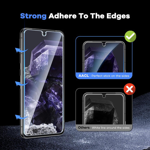 AACL 3-Pack for Google Pixel 8 Tempered Glass Screen Protector 9H Anti Scratch Bubble Free Pixel 8 Glass Screen Protector (6.2 inch) [Fingerprint ...