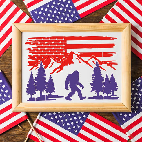 Large Stencils for Painting on Wood Forest Mountains Pine Tree Pattern Plastic Templates Reusable Drawing Templates for Crafts Wall Canvas Art Pro...