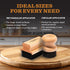 CLARK'S Food Grade Mineral Oil & Wax Applicator for Round Wood Cutting Board, Butcher Blocks, Bamboo, and Utensils – USA Maple Construction...