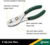 SATA 6-Inch Slip-Joint Pliers, Chrome Vanadium Steel Body, with Green Handles and Rivet Joint Assembly - ST70511ST...