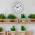 La Crosse Clock 404-2626 10-in. Nash Analog Quartz Wall Clock...