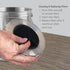 12 Pieces Counter Top Activated Carbon Compost Bin Filters - Extra Thick Indoor Pail Replacement Charcoal Caddy Filters Refill, 0.4" Thickness...