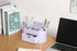 Lavender Desk Organizer for Office Supplies and Desk Accessories - Pen Holder Desktop Organization for Room College Dorm Home School (White Lavend...