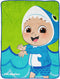 Jay Franco Cocomelon JJ Baby Shark Kid's Plush Throw Blanket - 46" x 60" Soft Fleece Blanket for Toddlers, Cozy, Fade Resistant...