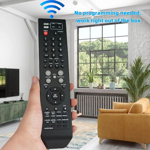 Replacement Remote Control Replaced AH59-01907K Fit for Samsung TV DVD Audio Home Theater System HTX710 HTX710T HTX710T/XAA HTX710X...