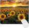Mouse Pad, Non-Slip Rubber Base Mouse Mat Mousepad Waterproof Gaming Mouse Pad for Wireless Mouse, Computers Laptop Home Office (sunflower)...