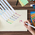 24-Pack,6-Color Disappearing Erasable Ink Fabric Marker Pen for Sewing Marking Washable Art and Lettering...
