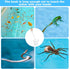 Pool Skimmer Basket Hook Tool, Stainless Steel pool Skimmer Hook Extended Knee Protection Skimmer Basket Handle for Cleaning Swimming Pool Debris ...