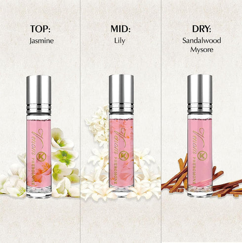 2Pcs Lunex Phero Perfume,pheromones perfumes for women,Roll On Perfume, Portable Perfume Long Lasting Female...