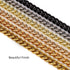 47'' Light Metal Crossbody Purse Chain Straps Replacement for Bag Handbag (Black)...