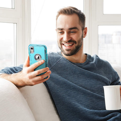 ORIbox Case Compatible with iPhone XR Case, Heavy Duty Shockproof Anti-Fall clear case...