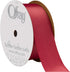 Berwick Offray 1.5" Single Face Satin Ribbon, Scarlet Red, 25 Yds...