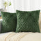 decorUhome Decorative Throw Pillow Covers 20x20 Set of 2, Soft Plush Faux Wool Couch Pillow Covers for Home, Forest Elf...