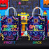 16 Pieces Game on Goodie Bags for Gamer Birthday Party Supplies,Arcade Gaming Gift Snacks Treat Candy Party Favors Bags with Handles for Kids Adul...