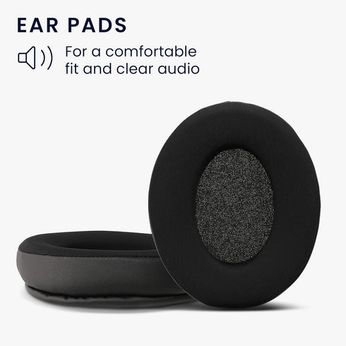 kwmobile Replacement Ear Pads Compatible with Logitech G Pro X/G Pro X Wireless/G Pro X 2 (Set of 2) - Cooling Gel Earpads - Black...