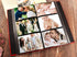 RECUTMS Photo Album 4x6 Black Pages 3 Per Page Holds 300 Pockets Photo Picture Album Leather Cover 4x6 Photo Sleeves Baby Family Small Photo Album...