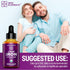 Iron Supplement for Women & Men Free Blood Builder, Iron Vitamin for Anemia USDA Organic Liquid Iron Drops for Adults with MCT Oil, Natural Grape ...