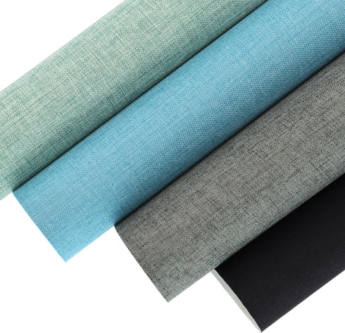 8pcs Book Cloth 14x10 Inch Fabric Surface Paper Backed 4 Colors Bookbinding Cloth for Adult DIY Book Album Cover (Style C)...