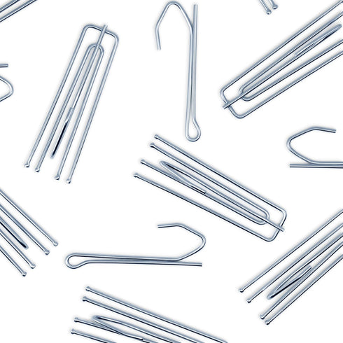 Dritz Home 44324 Long Neck Pleater Drapery Hooks (14-Piece) , Silver...