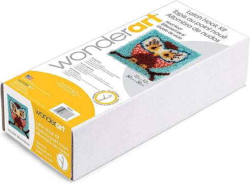 Wonderart Hoot Latch Hook Kit, 12" X 12"...