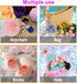 BQTQ 26 Pieces Faux Fur Pom Poms DIY Fluffy Faux Fur Pom Pom with Elastic Buckle for Bag Accessories Gloves Scarf Key Ring (13 Colours)...