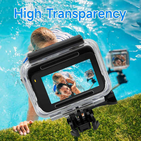 SHOOT Waterproof Housing Case for Insta 360 Ace Pro Diving Protective Underwater Shell with Quick Release Bracket & Thumbscrew Accessories...