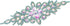 DUOBAO Rhinestone Pearl Bead Appliques Aqua Rhinestones Applique Bridal Accessories Crystal Trim Wedding Dress Sash Belt Headband DIY RA004 (23.5c...