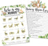 Hadley Designs Hilarious Baby Shower Games Set – 25 Double-Sided Cards for 25 Guests, 2 Games, Baby Animal Matching, Nursery Rhyme, Gender Neutral...